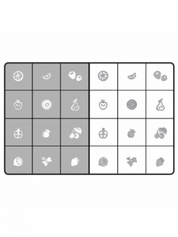 Airnails Stencil Fruits