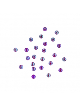 Rhinestones Neon Purple 24...