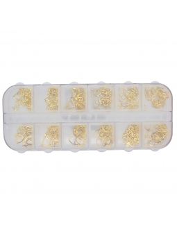 Inlay Abstract Jewels Gold