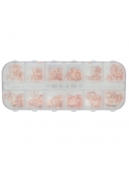 Inlay Abstract Jewels Rose...