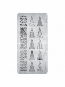 Stamping Plate 21 Piramid...